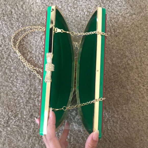 Acrylic Watermelon Clutch Crossbody Bag - Picture 5 of 8